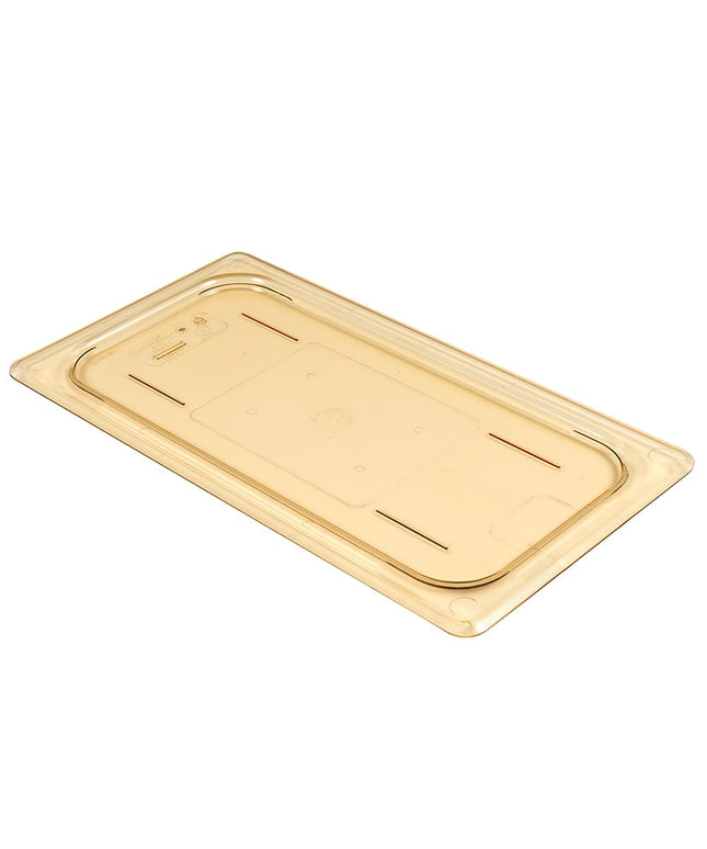 Nắp Khay Đựng Thực Phẩm Cambro 30HPC150 H-Pan - Cỡ 1/3, Chống Dính, Phẳng, Màu Hổ Phách