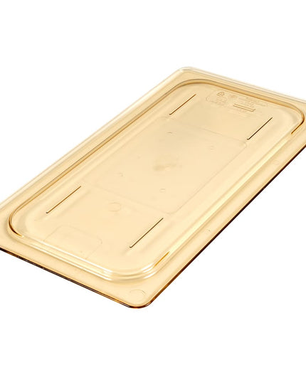 Nắp Khay Đựng Thực Phẩm Cambro 30HPC150 H-Pan - Cỡ 1/3, Chống Dính, Phẳng, Màu Hổ Phách