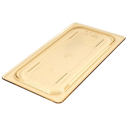 Nắp Khay Đựng Thực Phẩm Cambro 30HPC150 H-Pan - Cỡ 1/3, Chống Dính, Phẳng, Màu Hổ Phách