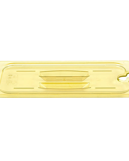 Cambro 30HPCHN150 Nắp Khay Thực Phẩm H-Pan - Kích Thước 1/3, Chống Dính, Có Rãnh Tay Cầm, Màu Hổ Phách