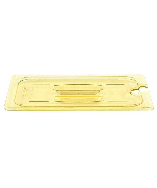 Cambro 30HPCHN150 Nắp Khay Thực Phẩm H-Pan - Kích Thước 1/3, Chống Dính, Có Rãnh Tay Cầm, Màu Hổ Phách