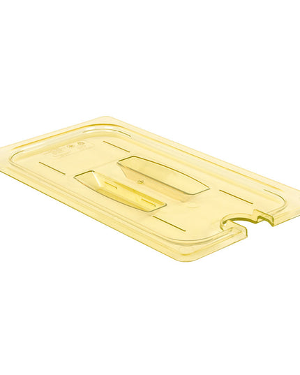 Cambro 30HPCHN150 Nắp Khay Thực Phẩm H-Pan - Kích Thước 1/3, Chống Dính, Có Rãnh Tay Cầm, Màu Hổ Phách