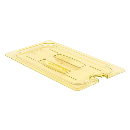 Cambro 30HPCHN150 Nắp Khay Thực Phẩm H-Pan - Kích Thước 1/3, Chống Dính, Có Rãnh Tay Cầm, Màu Hổ Phách