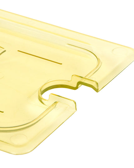 Cambro 30HPCHN150 Nắp Khay Thực Phẩm H-Pan - Kích Thước 1/3, Chống Dính, Có Rãnh Tay Cầm, Màu Hổ Phách
