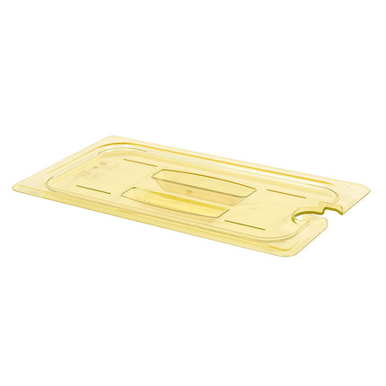 Cambro 30HPCHN150 Nắp Khay Thực Phẩm H-Pan - Kích Thước 1/3, Chống Dính, Có Rãnh Tay Cầm, Màu Hổ Phách