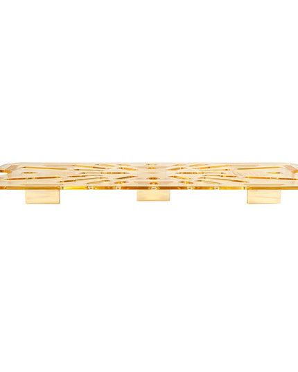 Cambro 30HPD150 Khay Thoát Nước H-Pan - Kích Thước 1/3, Màu Hổ Phách