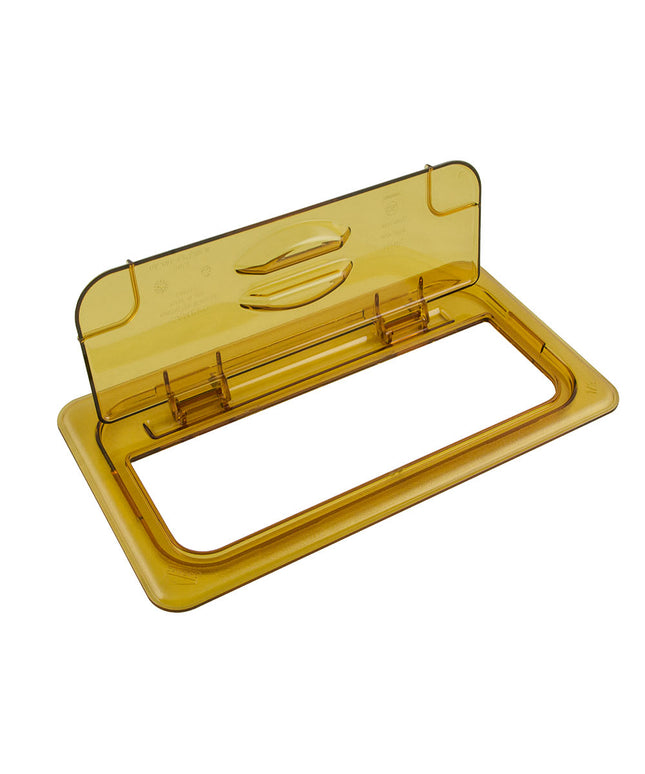 Nắp Khay Thực Phẩm Nóng Cambro 30HPL150 FlipLid - Cỡ 1/3, Bản Lề, Màu Hổ Phách