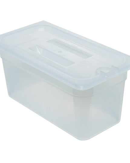 Nắp Khay Thực Phẩm Có Tay Cầm Cambro 30PPCHN190 - Cỡ 1/3, Có Rãnh, Trong Mờ