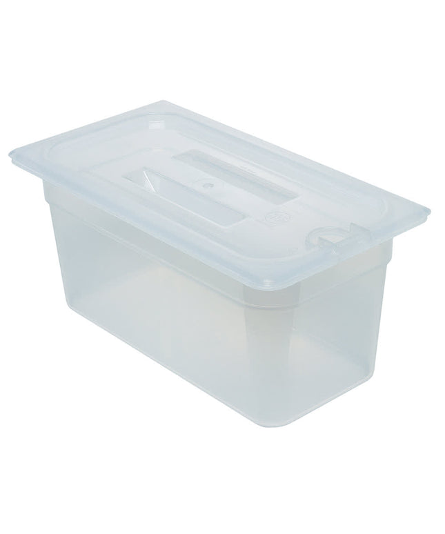 Nắp Khay Thực Phẩm Có Tay Cầm Cambro 30PPCHN190 - Cỡ 1/3, Có Rãnh, Trong Mờ