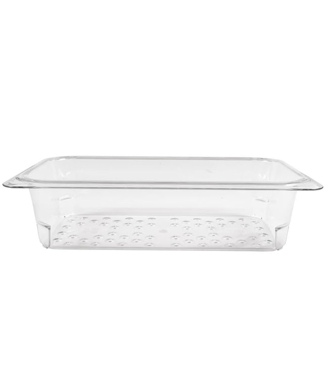 Cambro 33CLRCW135 Camwear Rổ Lọc - Kích Thước 1/3, Sâu 7.6 cm, Trong Suốt