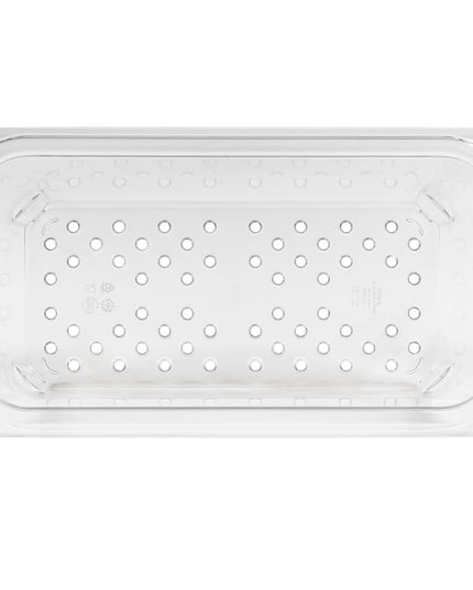 Cambro 33CLRCW135 Camwear Rổ Lọc - Kích Thước 1/3, Sâu 7.6 cm, Trong Suốt
