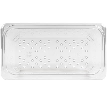 Cambro 33CLRCW135 Camwear Rổ Lọc - Kích Thước 1/3, Sâu 7.6 cm, Trong Suốt