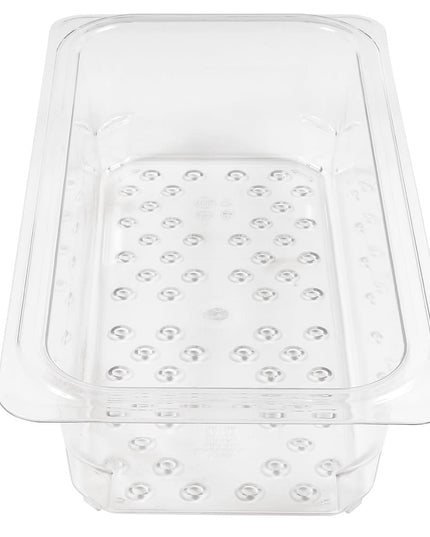 Cambro 33CLRCW135 Camwear Rổ Lọc - Kích Thước 1/3, Sâu 7.6 cm, Trong Suốt