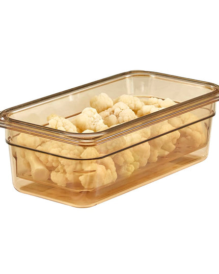 Cambro 33CLRHP150 Rổ Lọc H-Pan - Kích Thước 1/3, Sâu 7.6 cm, Màu Hổ Phách