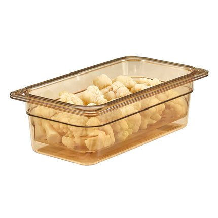 Cambro 33CLRHP150 Rổ Lọc H-Pan - Kích Thước 1/3, Sâu 7.6 cm, Màu Hổ Phách
