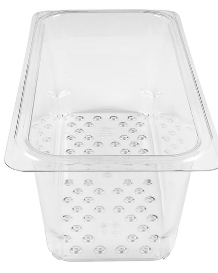 Rổ Lọc Cambro 35CLRCW135 Camwear - Kích Thước 1/3, Sâu 12.7 cm, Trong Suốt