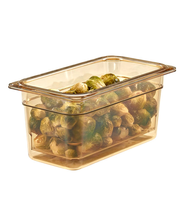 Cambro 35CLRHP150 Rổ Lọc H-Pan - Kích Thước 1/3, Sâu 12.7 cm, Màu Hổ Phách