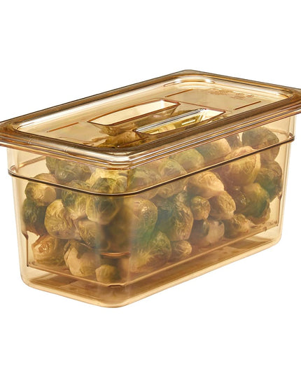 Cambro 35CLRHP150 Rổ Lọc H-Pan - Kích Thước 1/3, Sâu 12.7 cm, Màu Hổ Phách