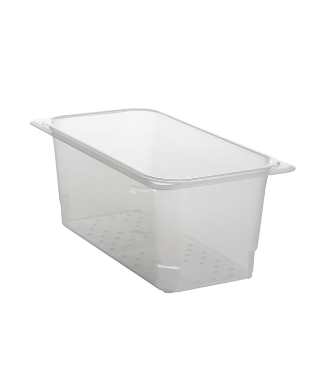 Cambro 35CLRPP190 Rổ Lọc Khay Thực Phẩm - Cỡ 1/3, Sâu 12.7 cm, Trong Mờ