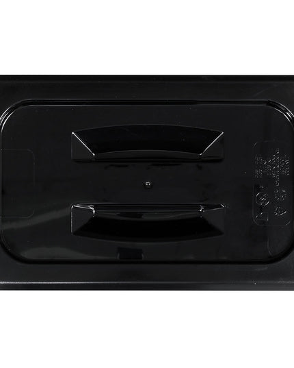 Cambro 40CWCH110 Camwear Nắp Khay Đựng Thực Phẩm - Cỡ 1/4, Phẳng Tay Cầm, Đen