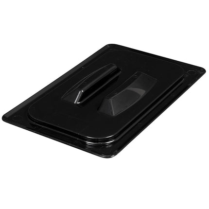 Cambro 40CWCH110 Camwear Nắp Khay Đựng Thực Phẩm - Cỡ 1/4, Phẳng Tay Cầm, Đen