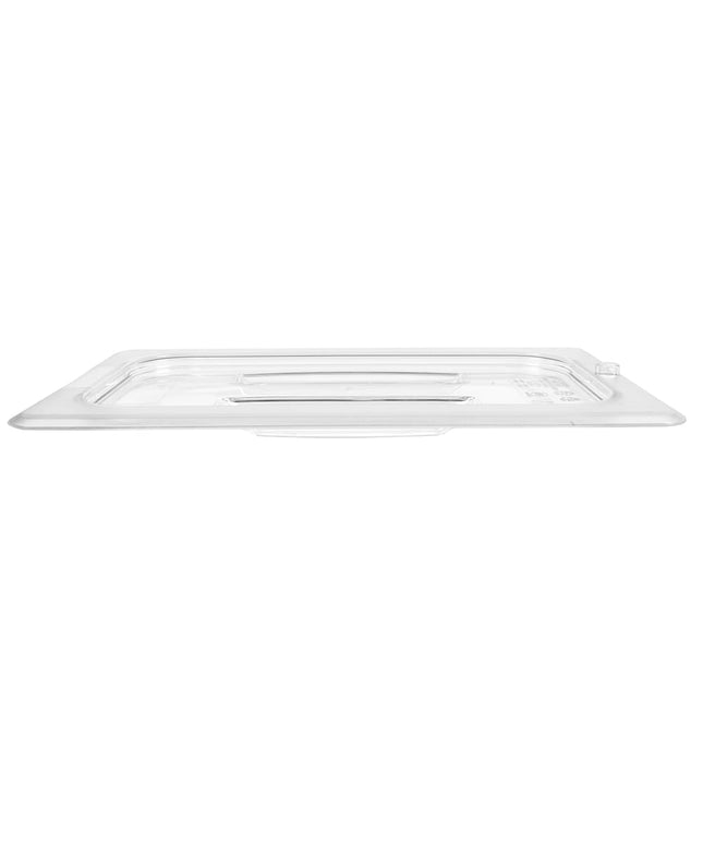 Cambro 40CWCH135 Camwear Nắp Khay Đựng Thức Ăn - Cỡ 1/4, Phẳng Có Tay Cầm, Trong Suốt