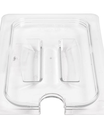 Nắp Khay Thực Phẩm Cambro 40CWCHN135 Camwear - Kích Cỡ 1/4, Có Rãnh Tay Cầm, Trong Suốt