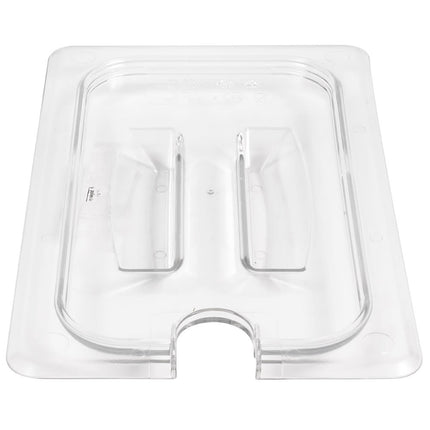 Nắp Khay Thực Phẩm Cambro 40CWCHN135 Camwear - Kích Cỡ 1/4, Có Rãnh Tay Cầm, Trong Suốt
