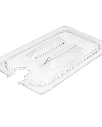 Nắp Khay Thực Phẩm Cambro 40CWCHN135 Camwear - Kích Cỡ 1/4, Có Rãnh Tay Cầm, Trong Suốt