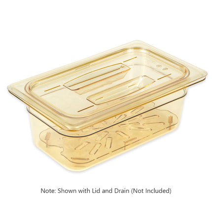 Cambro 40HPD150 Khay Thoát Nước H-Pan - Kích Thước 1/4, Màu Hổ Phách