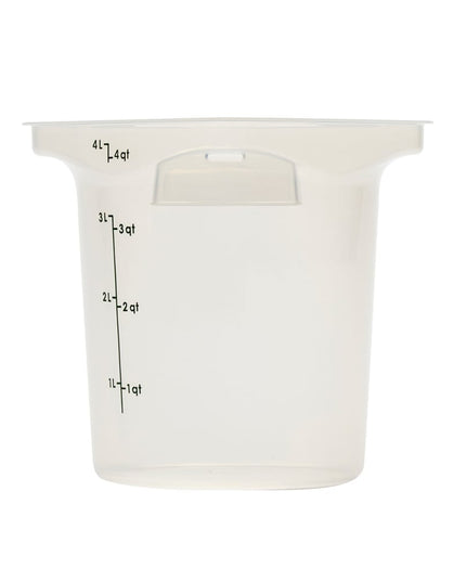 Cambro 4RFSPROPP190 Hộp Đựng Thực Phẩm Tròn CamRound® FreshPro 3.8 lít - Polypropylene, Trong Mờ