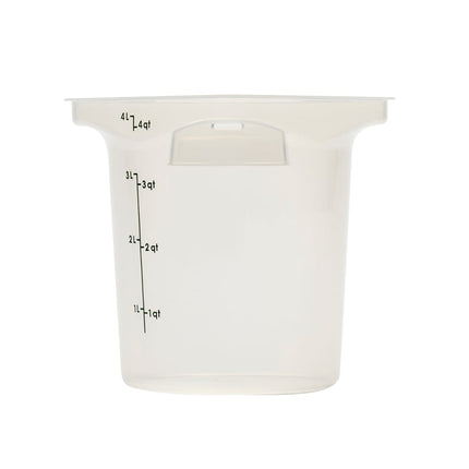 Cambro 4RFSPROPP190 Hộp Đựng Thực Phẩm Tròn CamRound® FreshPro 3.8 lít - Polypropylene, Trong Mờ
