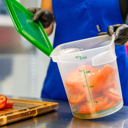 Cambro 4RFSPROPP190 Hộp Đựng Thực Phẩm Tròn CamRound® FreshPro 3.8 lít - Polypropylene, Trong Mờ