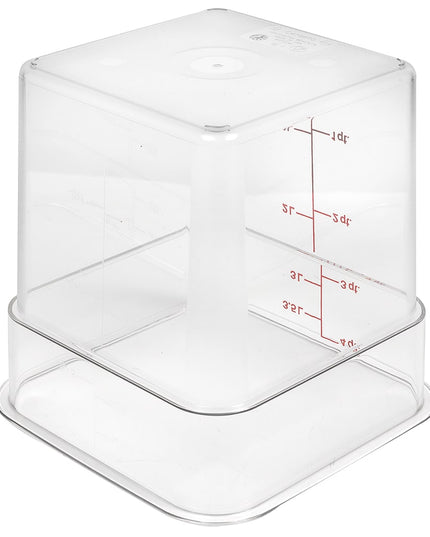 Cambro 4SFSCW135 Hộp Đựng Thực Phẩm Vuông CamSquare® 3.8 lít - Polycarbonate, Trong Suốt