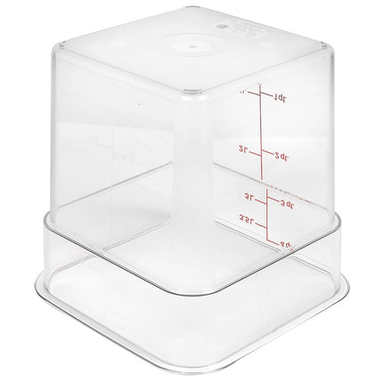 Cambro 4SFSCW135 Hộp Đựng Thực Phẩm Vuông CamSquare® 3.8 lít - Polycarbonate, Trong Suốt