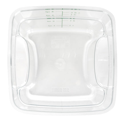 Hộp Đựng Thực Phẩm Vuông Cambro 4SFSPROCW135 FreshPro 3.8 l - CamSquare®, Polycarbonate, Vạch Chia Màu Xanh