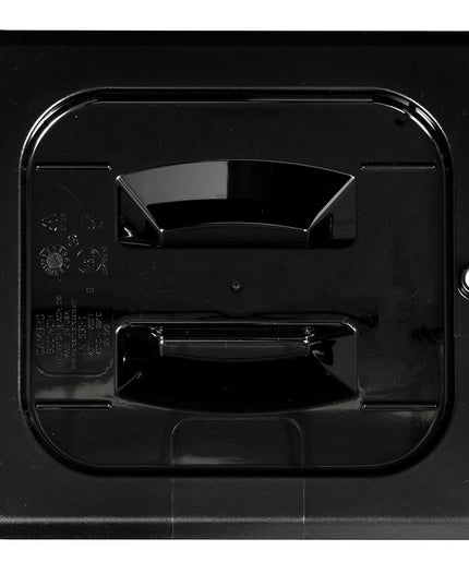 Nắp Khay Thực Phẩm Camwear Cambro 60CWCH110 - Cỡ 1/6, Phẳng Có Tay Cầm, Màu Đen