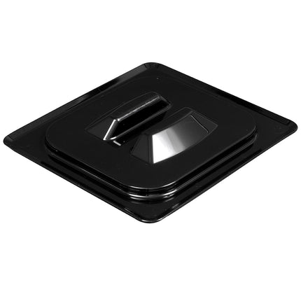 Nắp Khay Thực Phẩm Camwear Cambro 60CWCH110 - Cỡ 1/6, Phẳng Có Tay Cầm, Màu Đen