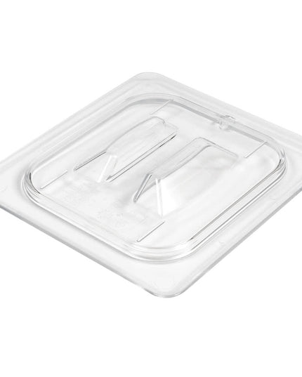 Cambro 60CWCH135 Camwear® Nắp Khay Thực Phẩm Cỡ 1/6 Có Tay Cầm, Polycarbonate, Trong Suốt