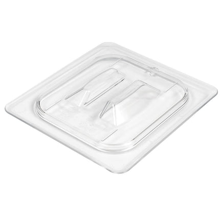 Cambro 60CWCH135 Camwear® Nắp Khay Thực Phẩm Cỡ 1/6 Có Tay Cầm, Polycarbonate, Trong Suốt