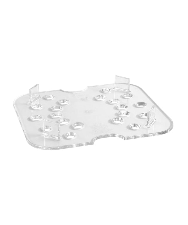 Cambro 60CWD135 Camwear Khay Ráo Nước Khay Đựng Thực Phẩm - Kích Thước 1/6, Trong Suốt