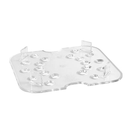 Cambro 60CWD135 Camwear Khay Ráo Nước Khay Đựng Thực Phẩm - Kích Thước 1/6, Trong Suốt