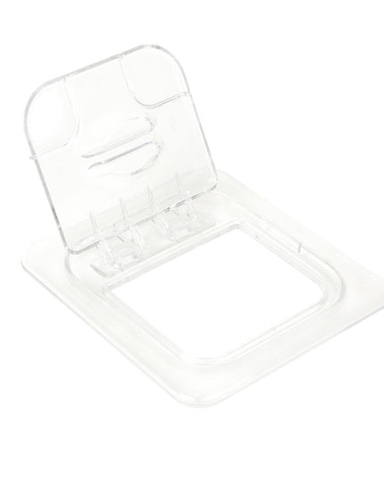 Cambro 60CWL135 FlipLid Nắp Khay Thực Phẩm - Kích Thước 1/6, Bản Lề, Trong Suốt