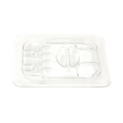 Cambro 60CWL135 FlipLid Nắp Khay Thực Phẩm - Kích Thước 1/6, Bản Lề, Trong Suốt