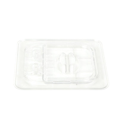 Cambro 60CWL135 FlipLid Nắp Khay Thực Phẩm - Kích Thước 1/6, Bản Lề, Trong Suốt