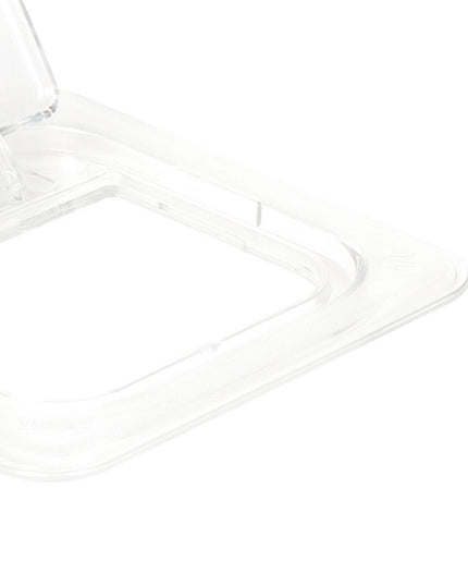 Cambro 60CWL135 FlipLid Nắp Khay Thực Phẩm - Kích Thước 1/6, Bản Lề, Trong Suốt