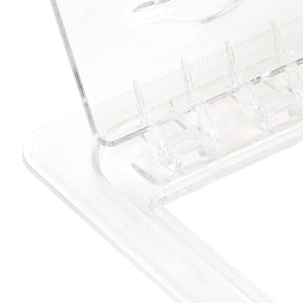 Cambro 60CWL135 FlipLid Nắp Khay Thực Phẩm - Kích Thước 1/6, Bản Lề, Trong Suốt