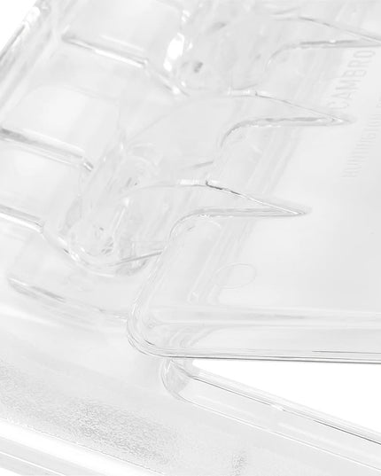 Nắp Khay Thực Phẩm FlipLid Cambro 60CWLN135 - Kích Thước 1/6, Có Rãnh, Bản Lề, Trong Suốt