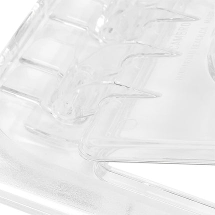 Nắp Khay Thực Phẩm FlipLid Cambro 60CWLN135 - Kích Thước 1/6, Có Rãnh, Bản Lề, Trong Suốt