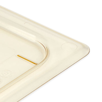 Nắp Khay Thực Phẩm Cambro 60HPC150 H-Pan - Kích Thước 1/6, Chống Dính, Phẳng, Màu Hổ Phách